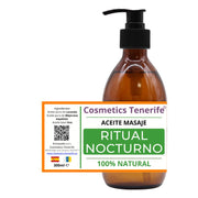 Aceite de masaje natural Lavanda y Mejorana Ritual Nocturno en Islas Canarias - Tenerife - Gran Canaria - La Palma - Gomera - Hierro - Fuerteventura - Lanzarote