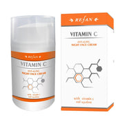 Vitamina C Crema facial de noche antioxidante | Vitamin C Antioxidant Night Cream | Refan - Tienda Online Cosmética Natural Orgánica Bio Islas Canarias - Online Shop Store Organic Natural Cosmetics Bio Canary Islands - Cosmetics Tenerife