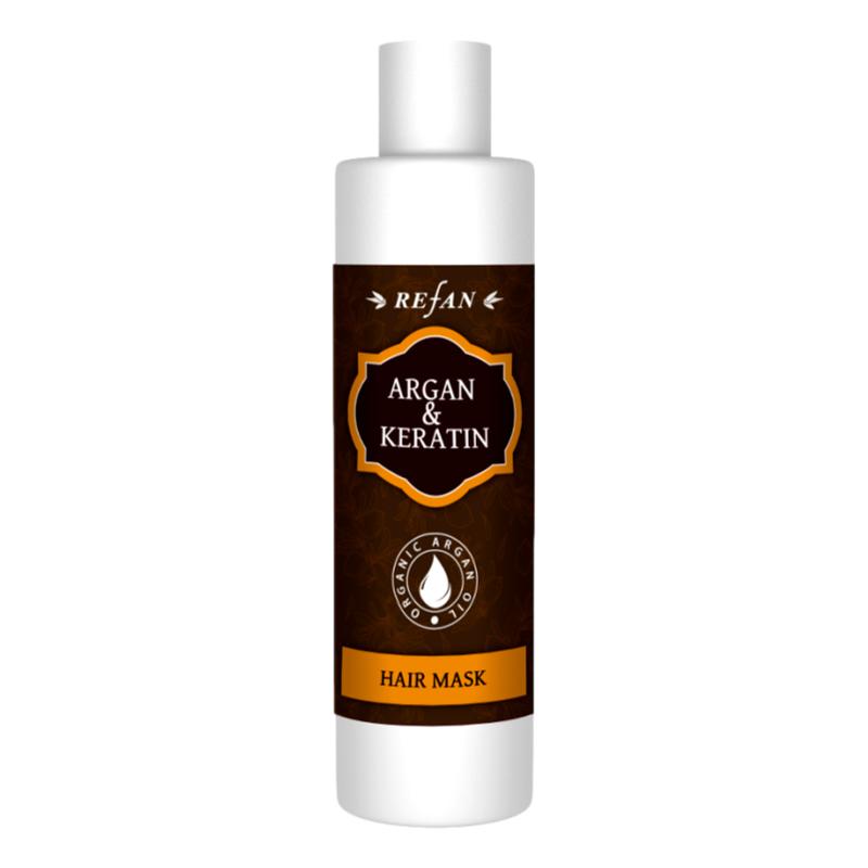 Mascarilla con Queratina para el pelo【+Aceite de Argan Organico