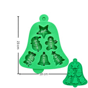 Molde de Silicona para Jabón Navidad