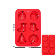 Molde de Silicona para Jabón Navidad