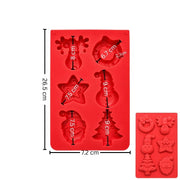 Molde de Silicona para Jabón Navidad