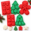 Molde de Silicona para Jabón Navidad