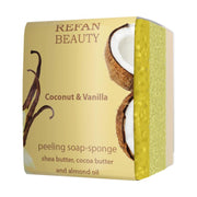 Jabón con peeling esponja original - manteca de karité - manteca de cacao - aceite de almendras - coconut vanilla peeling esponja 3 en 1 Refan - Mercado - Mercadona - donde comprar - mejor precio - pedir online - en linea - cerca de mi - entrega a domicilio - envio gratis Canarias - Tienda Online - En Linea - Aromaterapia - Tenerife Sur - Islas Canarias - Santa Cruz de Tenerife - Las Palmas de Gran Canaria - La Gomera - La Palma - Gran Canaria - Lanzarote - Fuerteventura - Graciosa