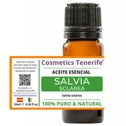 Aceite esencial de Salvia Sclarea ¿Para que sirve? Beneficios - propiedades - usos - Aromaterapia Canarias - Mercadona - donde comprar - la gomera - la palma - gran canaria - lanzarote - fuerteventura - graciosa