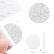 Round stickers for handmade candles in a container