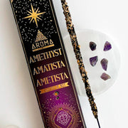 Amatista Cristal India + Incienso en Varitas Naturales- Mercado - HiperDino - Dialprix - Spar -  Lidl - Aldi - El Corte Inglés - Carrefour - Mercadona - donde comprar - mejor precio - pedir online - en linea - cerca de mi - entrega a domicilio - envio gratis Canarias - Tienda Online - En Linea - Aromaterapia - Tenerife Sur - Islas Canarias - Santa Cruz de Tenerife - Las Palmas de Gran Canaria - La Gomera - La Palma - Gran Canaria - Lanzarote - Fuerteventura - Graciosa
