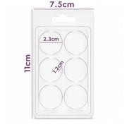 Round blister pack for aromatic waxes and handmade wax melts in the Canary Islands
