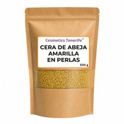 Comprar cera de abeja amarilla en perlas en Canarias para velas, bálsamos y cosmética natural