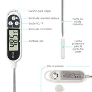 Tool for measuring temperature in DIY projects and crafts