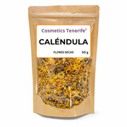 Dried calendula flowers 50g in Tenerife - botanical calendula for soaps, ointments and DIY formulations in the Canary Islands