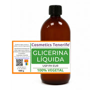 Glicerina Vegetal líquida - elaboracion productos de cuidado personal - cosméticos - cosmética - geles - emulsiones - ungüentos - bálsamos - cremas caseras - usos, Que es, Propiedades - Tienda Online Aromaterapia - donde comprar glicerina vegetal en Santa Cruz de Tenerife - Las Palmas - 1L - 1000 ml - la gomera - el hierro - gran canaria - la palma - Fuerteventura - lanzarote