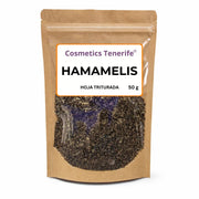 Hamamelis hoja triturada 50 g en Tenerife - materia prima vegetal para tónicos artesanales y formulaciones DIY en Canarias