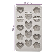 Silicone soap mold with cute figures from the Canary Islands - hearts, teddy bears, and flowers - Online Soap Supplies Store - Supplies - Tenerife - Canary Islands - Tenerife - La Gomera - La Palma - Gran Canaria - Lanzarote - Fuerteventura - Graciosa - HiperDino - Dialprix - Spar - Lidl - Aldi - El Corte Inglés - Carrefour - Mercadona - where to buy - order online - online - near me - home delivery - free shipping Canary Islands