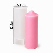 Silicone mold for tall, smooth pillar candle with a tapered tip - Canary Islands Shop