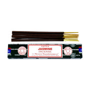 Caja de incienso Satya Jazmín de 15g, aroma floral calmante que inspira confianza y paz interior