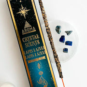 Lapislazuli Cristal India + Incienso en Varitas Naturales- Mercado - HiperDino - Dialprix - Spar -  Lidl - Aldi - El Corte Inglés - Carrefour - Mercadona - donde comprar - mejor precio - pedir online - en linea - cerca de mi - entrega a domicilio - envio gratis Canarias - Tienda Online - En Linea - Aromaterapia - Tenerife Sur - Islas Canarias - Santa Cruz de Tenerife - Las Palmas de Gran Canaria - La Gomera - La Palma - Gran Canaria - Lanzarote - Fuerteventura - Graciosa