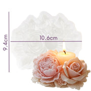 Measurements of the silicone bouquet mold available for purchase in Tenerife