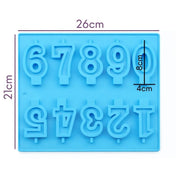 Silicone mold for making decorative number candles - Online Candle Supplies Store - Tenerife - Canary Islands - Tenerife - La Gomera - La Palma - Gran Canaria - Lanzarote - Fuerteventura - Graciosa
