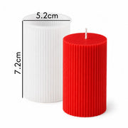 Silicone mold for decorative candles with faceted geometric design available in Tenerife and the Canary Islands