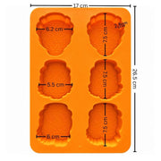 Detalles florales en relieve del molde de silicona Catrina para jabones y figuras decorativas, disponible en Tenerife