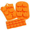 Moldes de silicona para jabón Halloween con mini calabazas, calabazas y figuras variadas - Tienda Islas Canarias