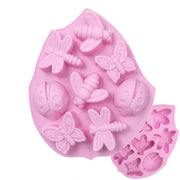 Molde de Silicona para Jabón Libélula, Mariquita y Mariposa - HiperDino - Dialprix - Spar -  Lidl - Aldi - El Corte Inglés - Carrefour - Mercadona - donde comprar - pedir online - en linea - cerca de mi - mejor precio - entrega a domicilio - envio gratis Canarias - Tienda Online Insumos Cosmetica - Suministro - Tenerife - Islas Canarias - Tenerife - La Gomera - La Palma - Gran Canaria - Lanzarote - Fuerteventura - Graciosa