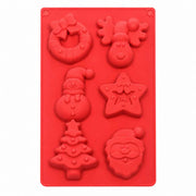 Molde de Silicona para Jabón Navidad