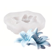 Silicone lily mold for decorative floral candles in the Canary Islands