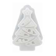Molde de silicona de árbol de Navidad con guirnalda en espiral para velas y jabones, disponible en Canarias