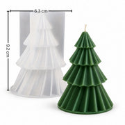 Molde de silicona para hacer vela 3D con forma de árbol de Navidad en Canarias - Tenerife - Gran Canaria - Fuerteventura - Lanzarote - Gomera - La Palma