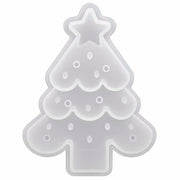 Molde de silicona de árbol de Navidad con guirnaldas y adornos para velas y jabones, disponible en Canarias
