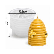 Molde de silicona para vela colmena con diseño panal de abeja - Tienda Islas Canarias
