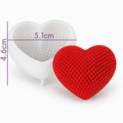 Molde de silicona para vela corazón pequeño disponible en Tenerife con envíos a todas las Islas Canarias