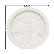 Molde de silicona para vela del signo Libra con diseño redondo en relieve - Tienda Islas Canarias