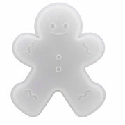 Molde de silicona con forma de muñeco de jengibre para velas y jabones de Navidad, disponible en Canarias