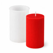 Silicone mold for decorative candles with faceted geometric design available in Tenerife and the Canary Islands