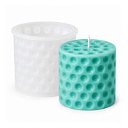 Molde de silicona para velas decorativas con diseño de lunares disponible en Tenerife y Canarias