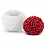 Silicone Candle Mold - Rose Ball - Canary Islands Shop - Tenerife - La Gomera - La Palma - Gran Canaria - Lanzarote - Fuerteventura - Graciosa