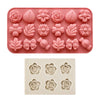 Moldes de silicona para decoraciones de velas con flores, hojas, lazos y rosas - Canarias