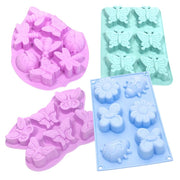 Moldes de silicona para jabón con mariposas, libélulas, mariquitas - Tienda Islas Canarias
