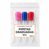 Pipetas graduadas de 5 ml con pera de silicona en pack de 3 para aceites, fragancias y colorantes DIY - Tienda Islas Canarias