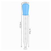 Pipeta graduada transparente de 5 ml con escala de medición para mezclas artesanales, velas y jabones - Santa Cruz de Tenerife - Las Palmas de Gran Canaria