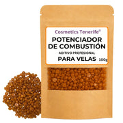Combustion enhancer for handmade candles, professional raw material for making scented candles, shipped from Tenerife to the Canary Islands