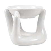Quemador cerámico Mano blanco para wax melts y aceites de fragancia - Tienda Santa Cruz de Tenerife - Las Palmas de Gran Canaria