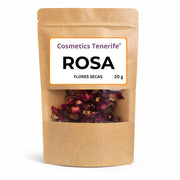 rosa flores secas para manualidades, cosmética artesanal y proyectos DIY en Canarias