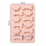 Silicone Mold for Soap - Dog Paw Print and Bone