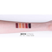 Five Point Eyeshadow Palette No.16 Holy Grail Swatch Miyo Make-Up - Makeup Online Store Canary Islands Cosmetics Tenerife