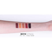 Five Point Eyeshadow Palette No.16 Holy Grail Swatch Miyo Make-Up - Makeup Online Store Canary Islands Cosmetics Tenerife