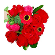 Cesta - Ramo - Flores - Jabón - CT115 -  - Gift box - Soap Flowers - Regalo - San Valentín - Día de la Madre - Día del Padre - Novio - Novia - Cumpleaños - Aniversario - Amigo Invisible - Pascua - Navidad - Reyes - Tienda Online Islas Canarias - Gift - Valentine's Day - Mother's Day - Father's Day - Boyfriend - Girlfriend - Birthday - Anniversary - Invisible Friend - Easter - Christmas - Canary Islands Online Store - Cosmetics Tenerife